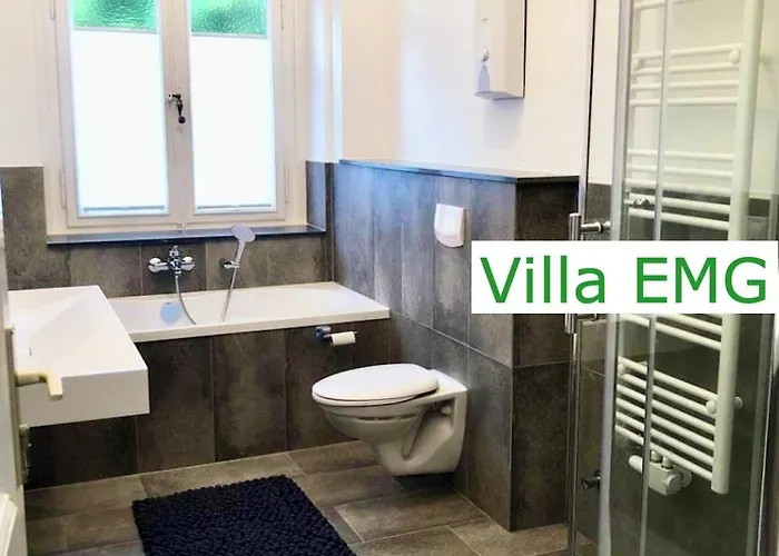 Emg Nah Duesseldorf Essen Dortmund, Familien Gruppen Bis 27 Personen, 3 Kuechen, Kaminofen, Terrasse Villa *